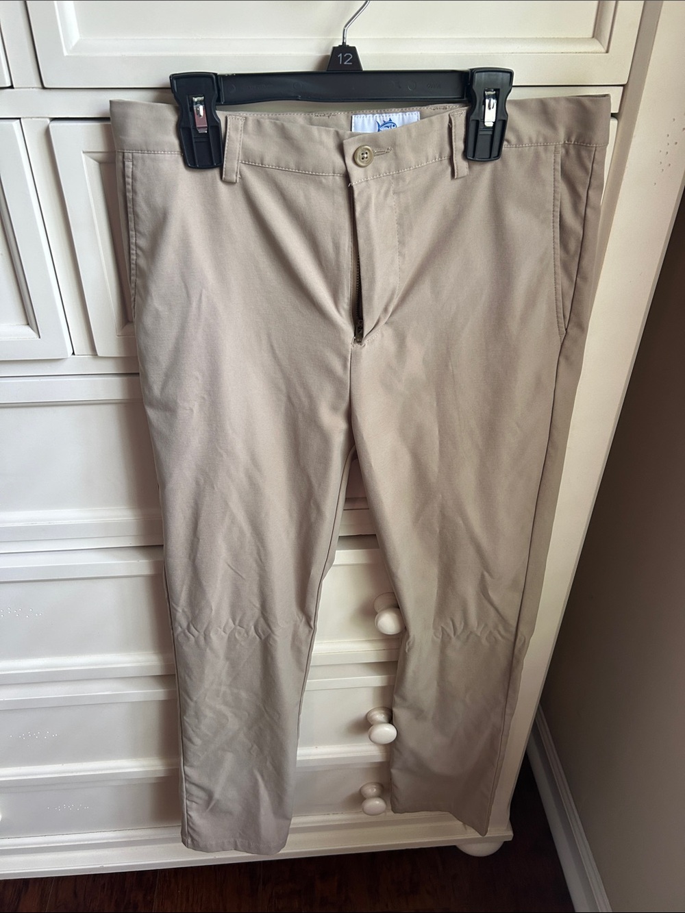 Southern Tide Boys Khaki Straight Chino Pants - Tan